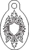 Kit porte-clês, crête ornamentale