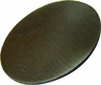 Plaque d’exercice ovale, plat, 33 × 45.7 mm