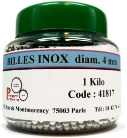 Billes en acier inox 3,2 mm 