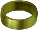 Anneau en laiton, bombé, 5.6 mm de large, la pièce  