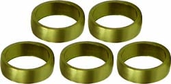 Anneau en laiton, bombé, 5.6 mm de large, lot de 5 pièces