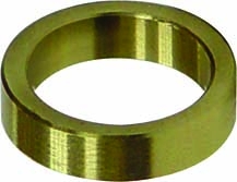 Anneau en laiton, plat, avec chanfrein, 5 mm de large