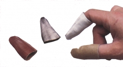 Doigt cuir et élastique