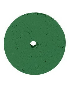 Meulettes caoutchouc verte fine 15x1,5  