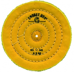 DISQUES TOILE JAUNE COUSU D150 6X50