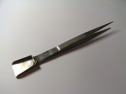 Brucelle diamant avec pelle, 165mm 