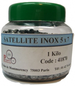 Satellite acier 5x7
