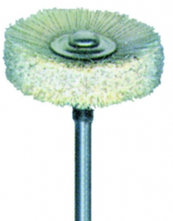 Brossette extra large m, chèvre banc, 22 x 6 mm  