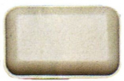 Plateaux à trier les pierres - blanc 10 cm